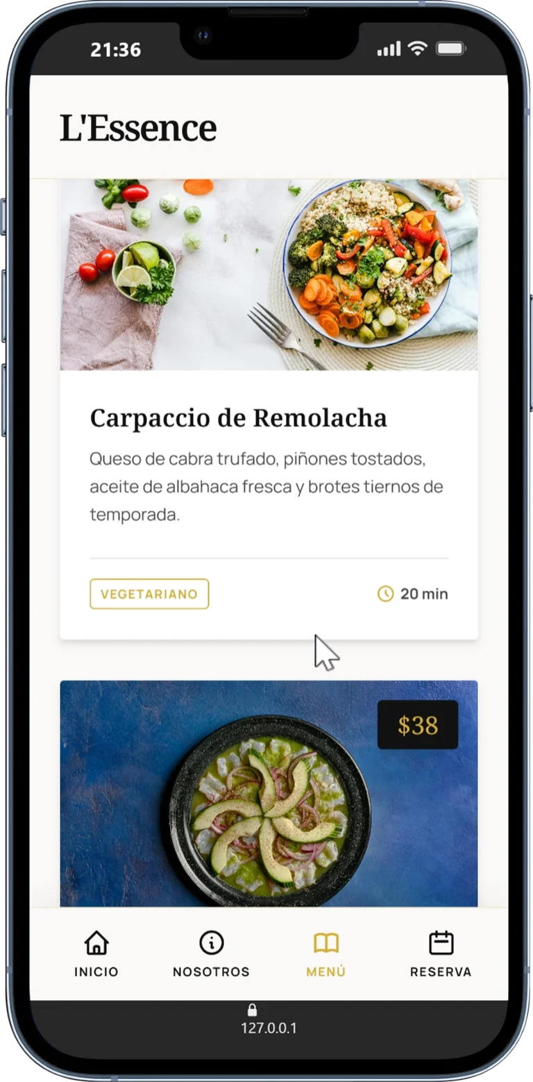 Menú